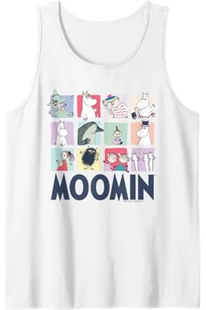 Moomin Character Blocks Group Light Canotta