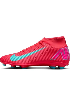 Nike Superfly 10 Club FG/MG, Scarpe da Ginnastica Unisex-Adulto, Ember Glow/Aurora Green, 40.5 EU
