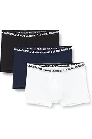 Karl Lagerfeld Uomo Trunks Logo Monochrome (confezione da 3) S