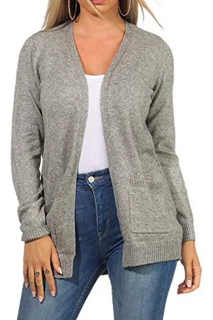ONLY Onllesly L/S Open Cardigan Knt Noos, Maglione cardigan Donna, , S