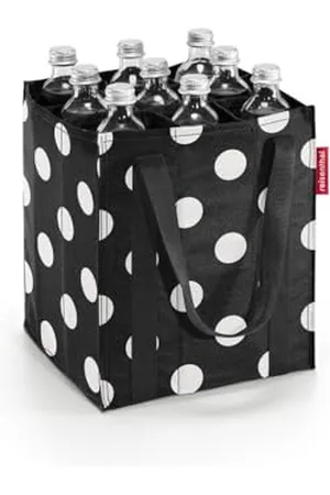 Reisenthel ZJ7073 BOTTLEBAG DOTS WHITE Borsa sportiva Unisex Adulto DOTS WHITE Taglia Unica