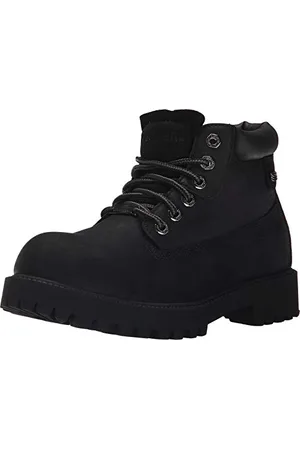 Skechers SERGEANTS VERDICT, Stivali Uomo, Nero (Black Bol), 42.5 EU