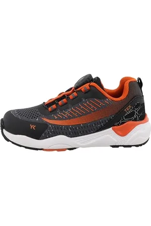 Lurchi 95L0093002, Scarpe da Ginnastica, Coal-Orange, 36 EU