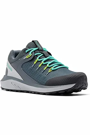 Columbia Trailstorm Waterproof Scarpe Da Trekking Basse impermeabili da Donna, Grigio (Graphite x Dolphin), 36 EU