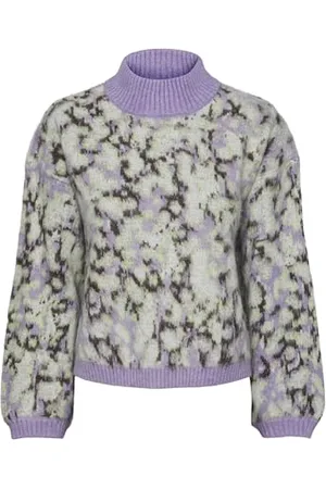 Pieces® Pcjoella LS High-Neck Knit BC Pullover, , S Donna