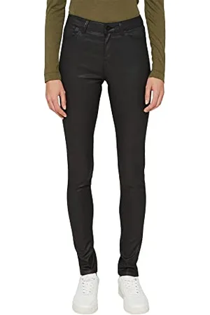 ESPRIT 101EO1B308 Pantaloni, 001/Nero, 32 W/30 L Donna