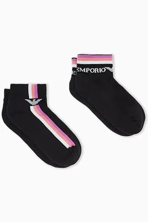 Emporio Armani 2-Pack Ankle Socks Calzini, , Etichettalia Unica Donna