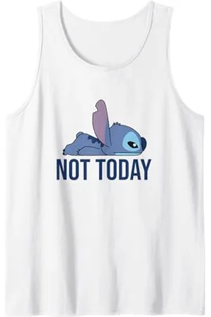 Disney Lilo & Stitch Not Today Lying Down Stitch Side View Canotta