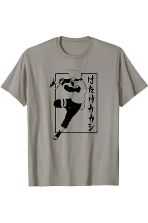 Naruto Shippuden Kakashi con Kanji verticale Maglietta