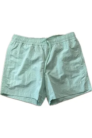 Champion Legacy Icons Tonal Beachshorts-Crinkle Taslon C-Logo Costume a Pantaloncino, , M Uomo