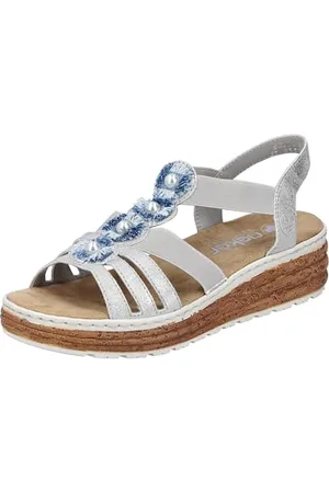 Rieker 62771, Sandali con Zeppa Donna, , 40 EU