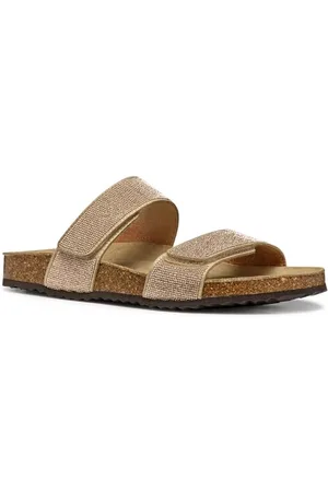 Geox D BRIONIA R D, Sandalo Piatto Donna, , 35 EU