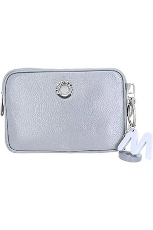 Mandarina Duck Mellow Lux Borsa A Tracolla Donna, (Silver), 18x12x6 (L x H x W)