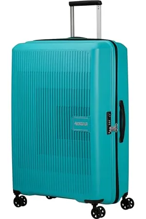 American Tourister Aerostep - Spinner L, Valigia Espandibile, 77 cm, 101.5/109 L, (Turquoise Tonic)