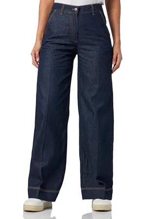 Benetton Pantalone 42cldf03h, Pantaloni Donna, Denim 905, 27
