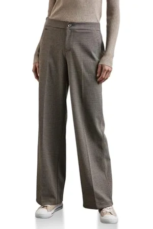Street one A378535, Pantaloni a Scacchi Donna, , 36W / 30L