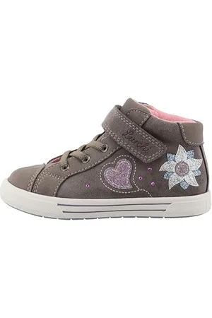 Lurchi 95L0023009, Scarpe da Ginnastica Bambina, Grey, 26 EU Larga