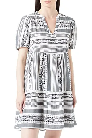 ONLY Onlnora S/S-Vestito Largo, in ptm Abito Estivo, , S Donna