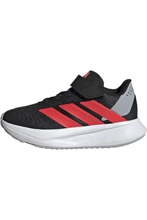 adidas Duramo SL2 Hook And Loop Shoes Kids, Scarpe da Corsa, Core Black/Lucid Red/Halo Silver, 29 EU