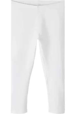 NAME IT Nkfvivian Capri Legging Ff Noos, Leggings Bambine e ragazze, (Bright White), 158