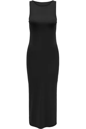 ONLY Onlea S/L Long Slit Dress Jrs Now Maxi Abito, , M Donna