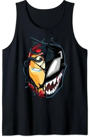 Marvel Iron Man Venom Split Face Canotta