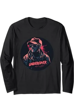 UNDERCOVER Ragazzo fresco con occhiali da sole e emblema sotto copertura Maglia a Manica