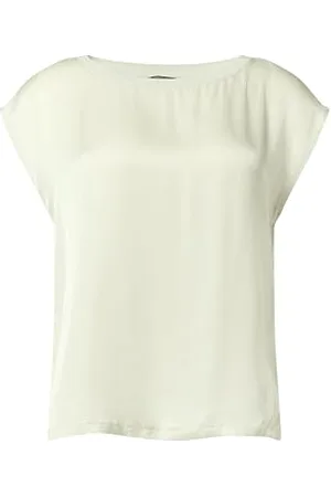 Comma, 2147330 T-Shirt, Beige-8013, XS Donna