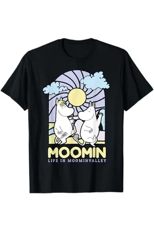 Moomin Life In valley - Vetro colorato scuro Maglietta