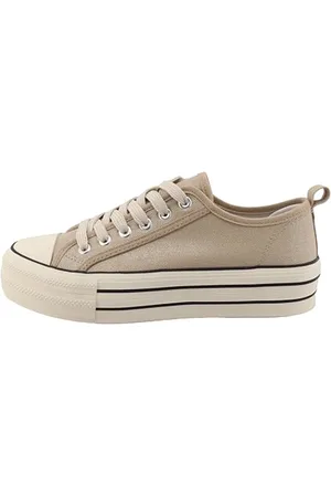 TOM TAILOR 9590400002, Scarpe da Ginnastica Donna, Gold, 36 EU
