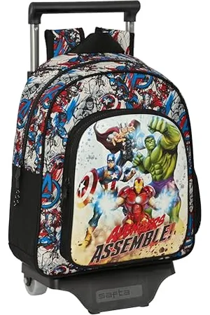 Safta M020b SUPERZINGS - Zaino per bambini con carrello 705, ideale per bambini di diverse età, comodo e versatile, qualità e resistenza, 27 x 10 x 33 cm, unisex (confezione da 1),