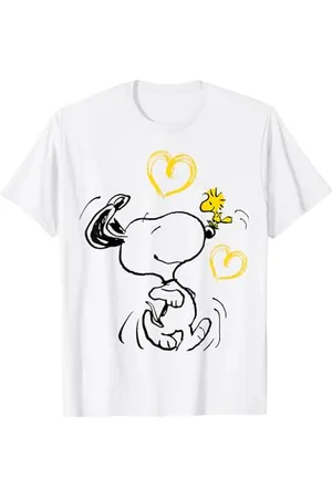Peanuts Snoopy Woodstock Corro da te Maglietta