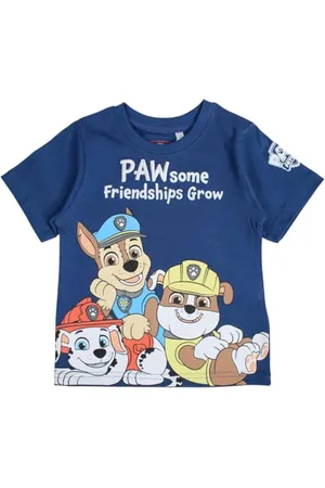 Disney T-Shirt a Maniche Corte per Ragazzi Paw Patrol, , 6 Anni Unisex Kids
