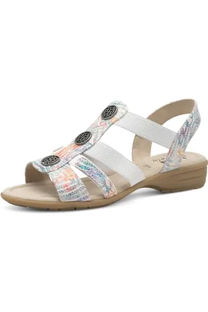 Jana Damen Sandalen Flach Sommer Vegan, Sandali Bassi Donna, , 37 EU