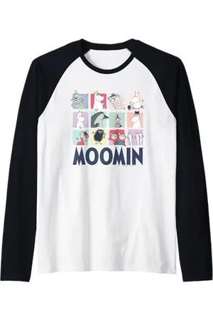 Moomin Character Blocks Group Light Maglia con Maniche Raglan
