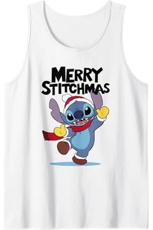 Disney Lilo & Stitch Christmas Merry Stitchmas Playful Shot Canotta