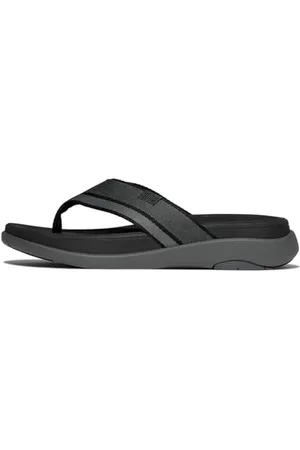 FitFlop F-Mode Go Mens Tonal-Edge Webbing Toe-Post Sandals, Sandali Uomo, , 42 EU