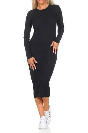 VERO MODA Vmchloe LS Calf Dress Ga Jrs Noos Abito Midi, , S Donna