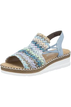 Rieker V1241, Sandali con Zeppa Donna, , 40 EU