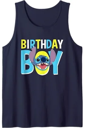 Disney Lilo & Stitch Birthday Boy Stitch Logo & Icon Canotta