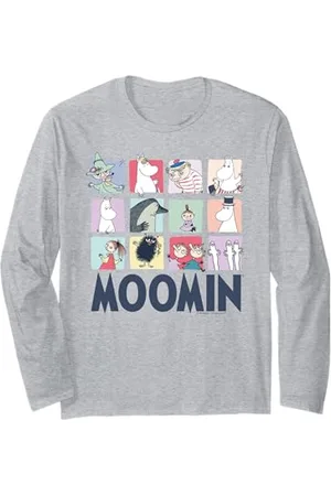 Moomin Character Blocks Group Light Maglia a Manica