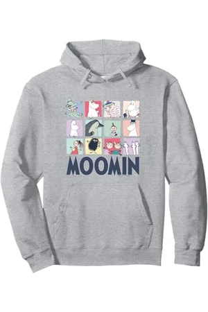 Moomin Character Blocks Group Light Felpa con Cappuccio