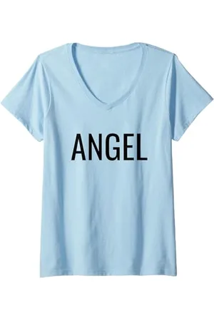 ANGEL Donna Maglietta con Collo a V