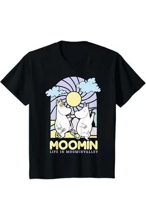 Moomin Bambino Life In valley - Vetro colorato per bambini scuri Maglietta