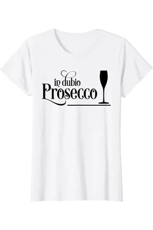 Fun Shirts Donna Legge - In dubio, Prosecco Maglietta