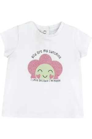 chicco T-shirt Bambina, Maglietta Bambina a Maniche Corte, in Morbido Cotone, Designed in Italy, Abbigliamento Neonata 0-24 Mesi e Bambina