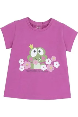 chicco T-shirt Bambina, Maglietta Bambina a Maniche Corte, in Morbido Cotone, Designed in Italy, Abbigliamento Neonata 0-24 Mesi e Bambina