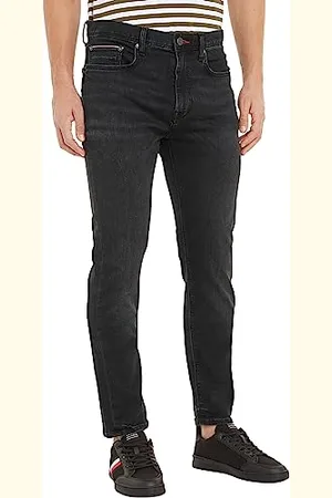 Tommy Hilfiger Jeans Uomo Slim Black Elasticizzati, Nero (Blair Black), 38W / 30L