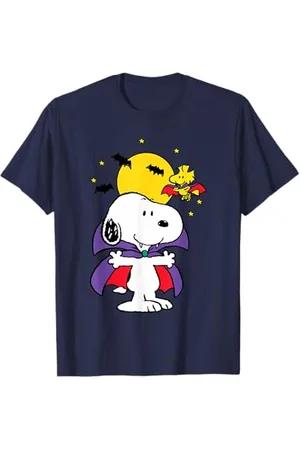 Peanuts Halloween Snoopy Vampiro Maglietta