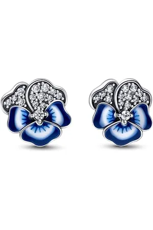 PANDORA Orecchini 290781C01 petali a bottone 290781C01 petali